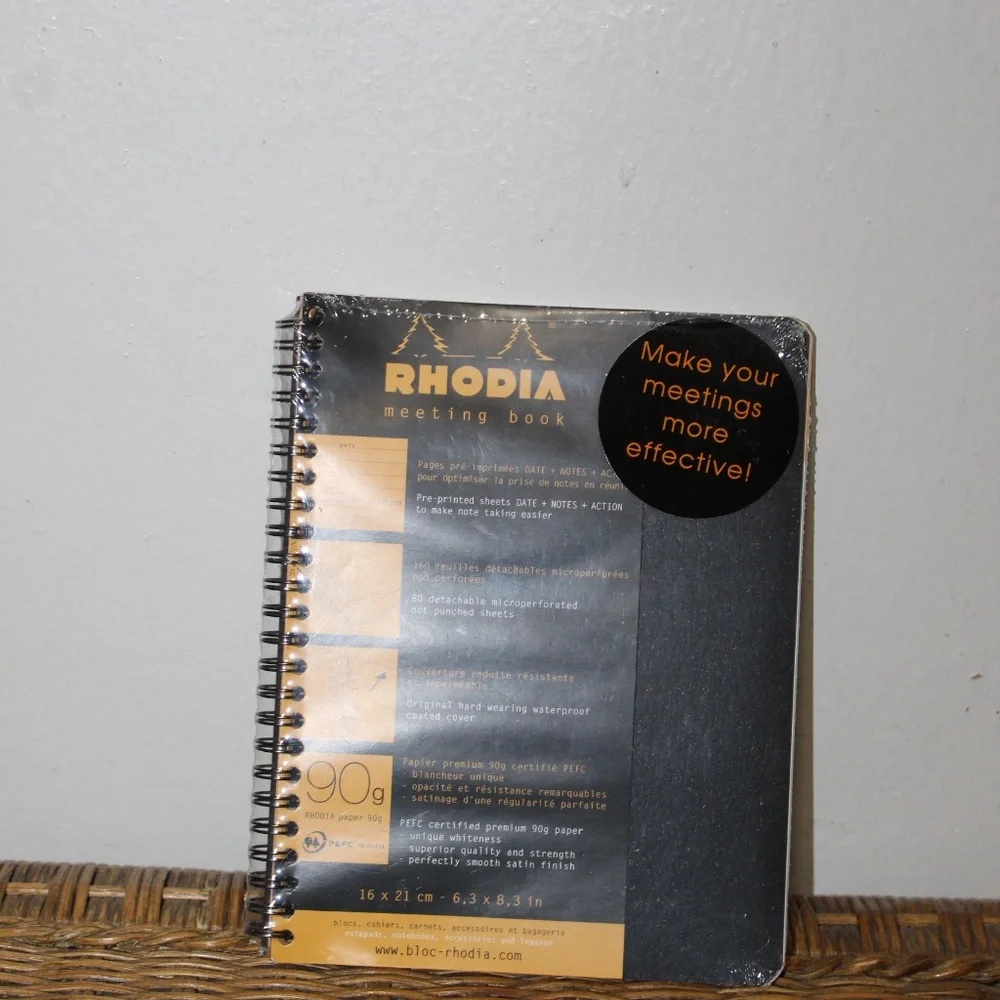 Rhodia A4+ Meeting Book. Set of 2